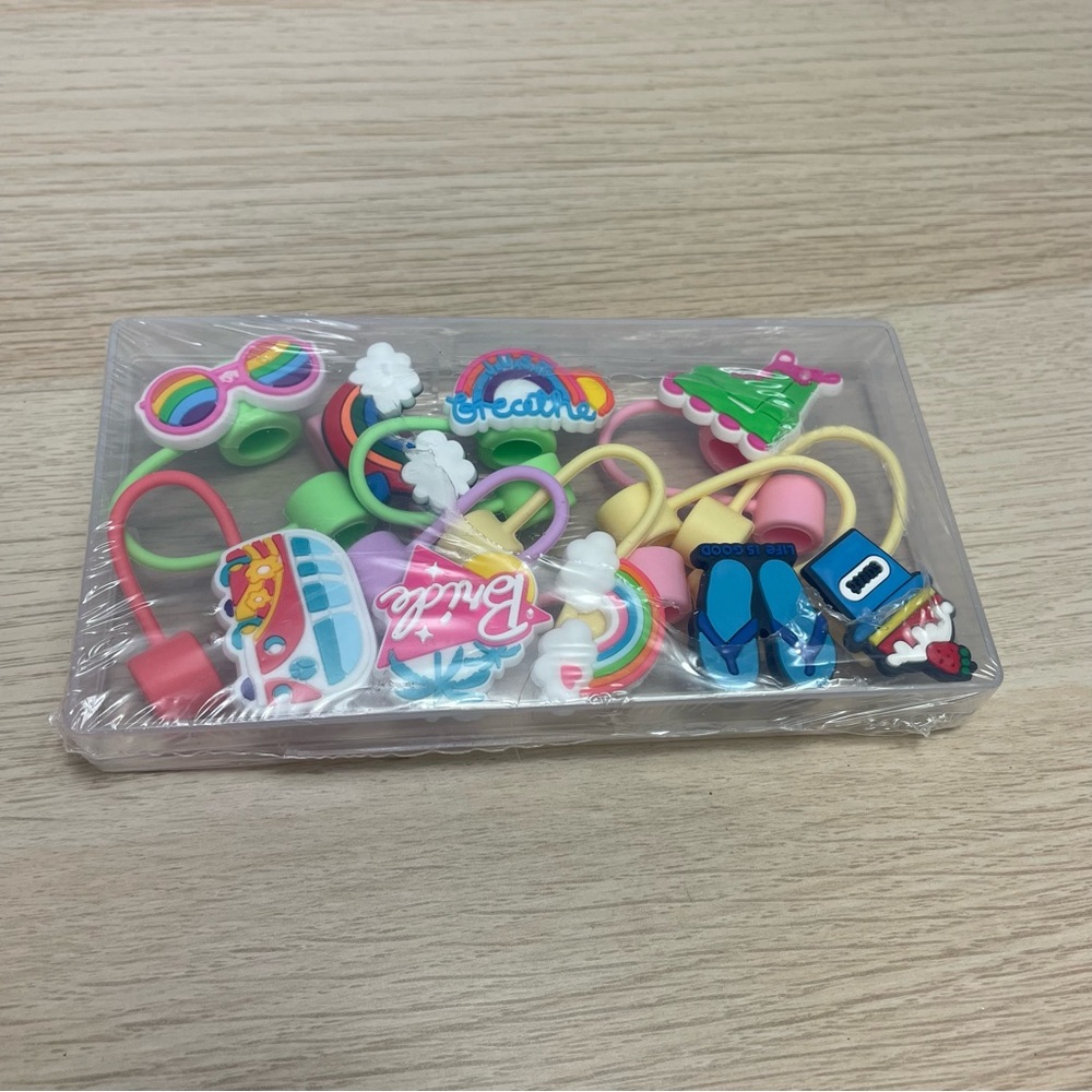 Colourful Bride Summer Straw Cover Set